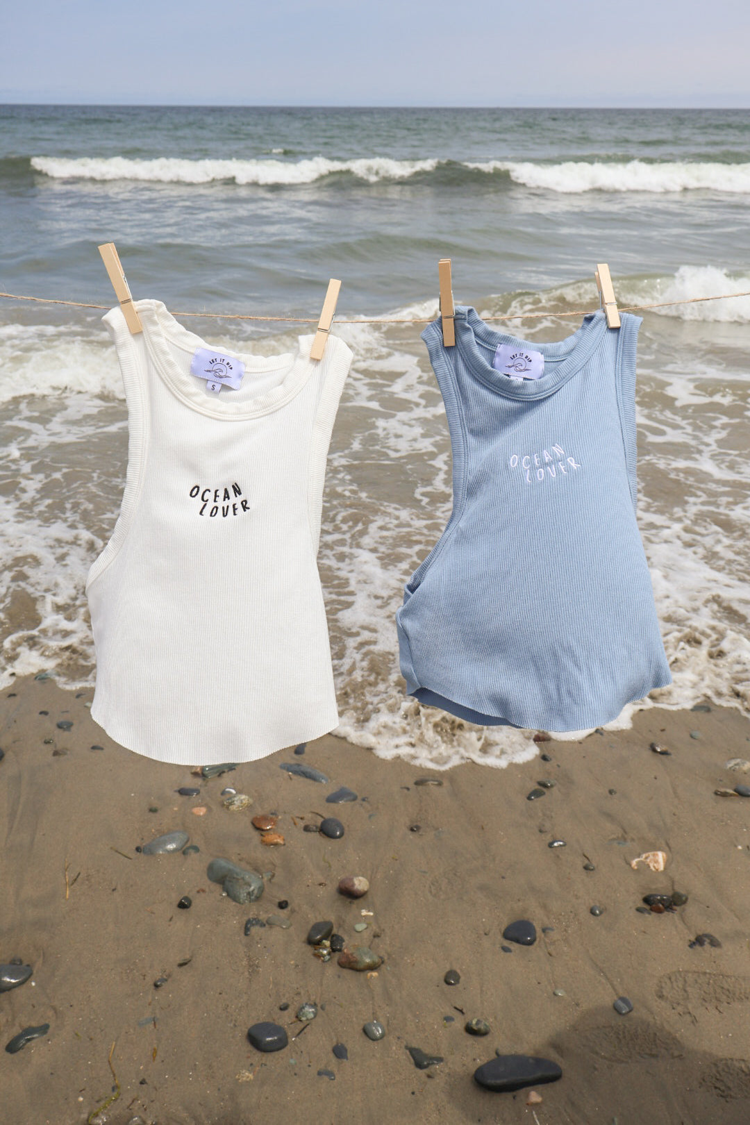 OCEAN LOVER TANK EMBROIDERED