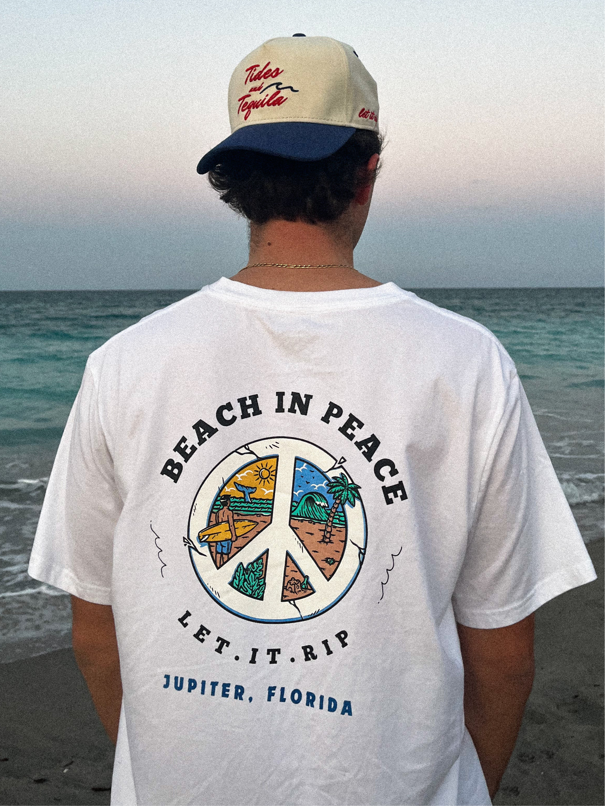 BEACH IN PEACE TEE