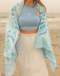 OCEAN LOVER TANK EMBROIDERED