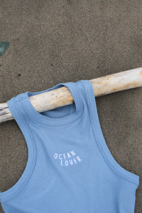 OCEAN LOVER TANK EMBROIDERED