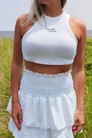 OCEAN LOVER TANK EMBROIDERED