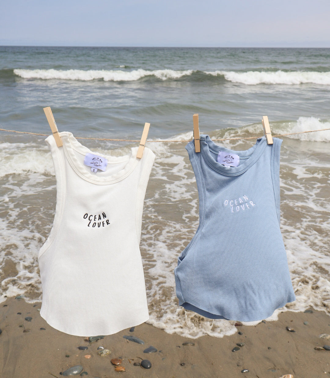 OCEAN LOVER TANK EMBROIDERED