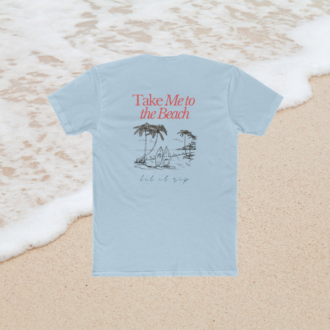 take me to the beach tee