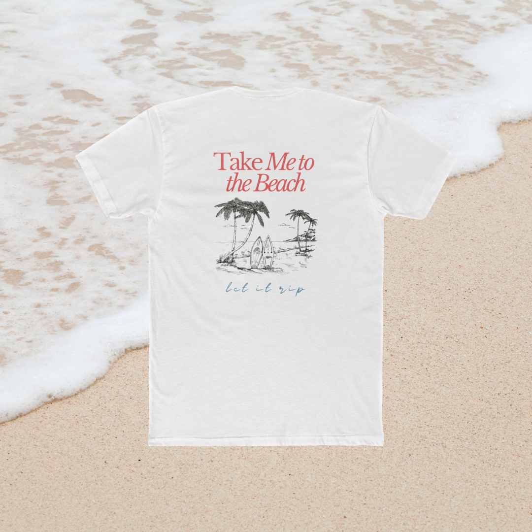 take me to the beach tee